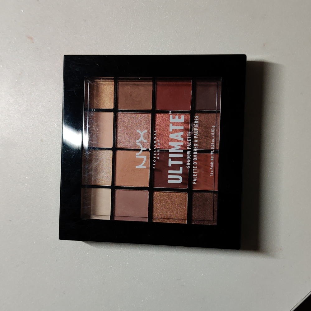 nyx ultimate shadow palette warm neutral